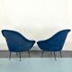 Mid-century modern loveseat and armchairs 50s