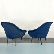 Mid-century modern loveseat and armchairs 50s