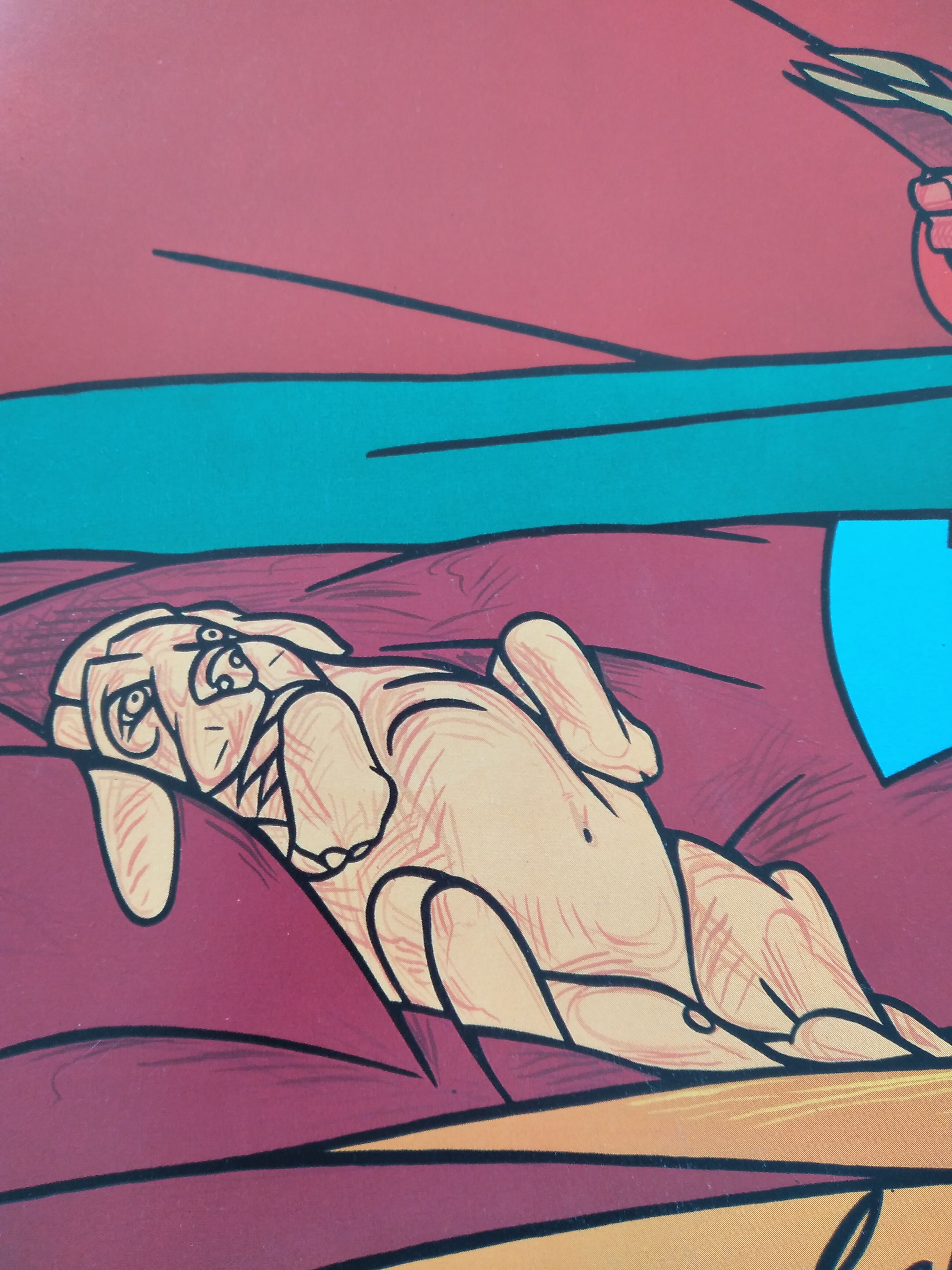 Affiche Valerio Adami "O bella bionda"