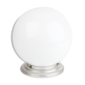 Ceiling light globe opaline white deco 1960