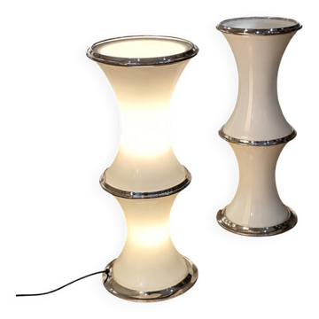 Lampadaires bamboo par enrico tronconi