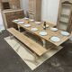 Table de ferme en chêne massif avec rallonges