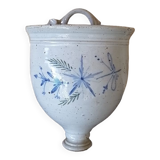 Pot de fleur en grès Vintage