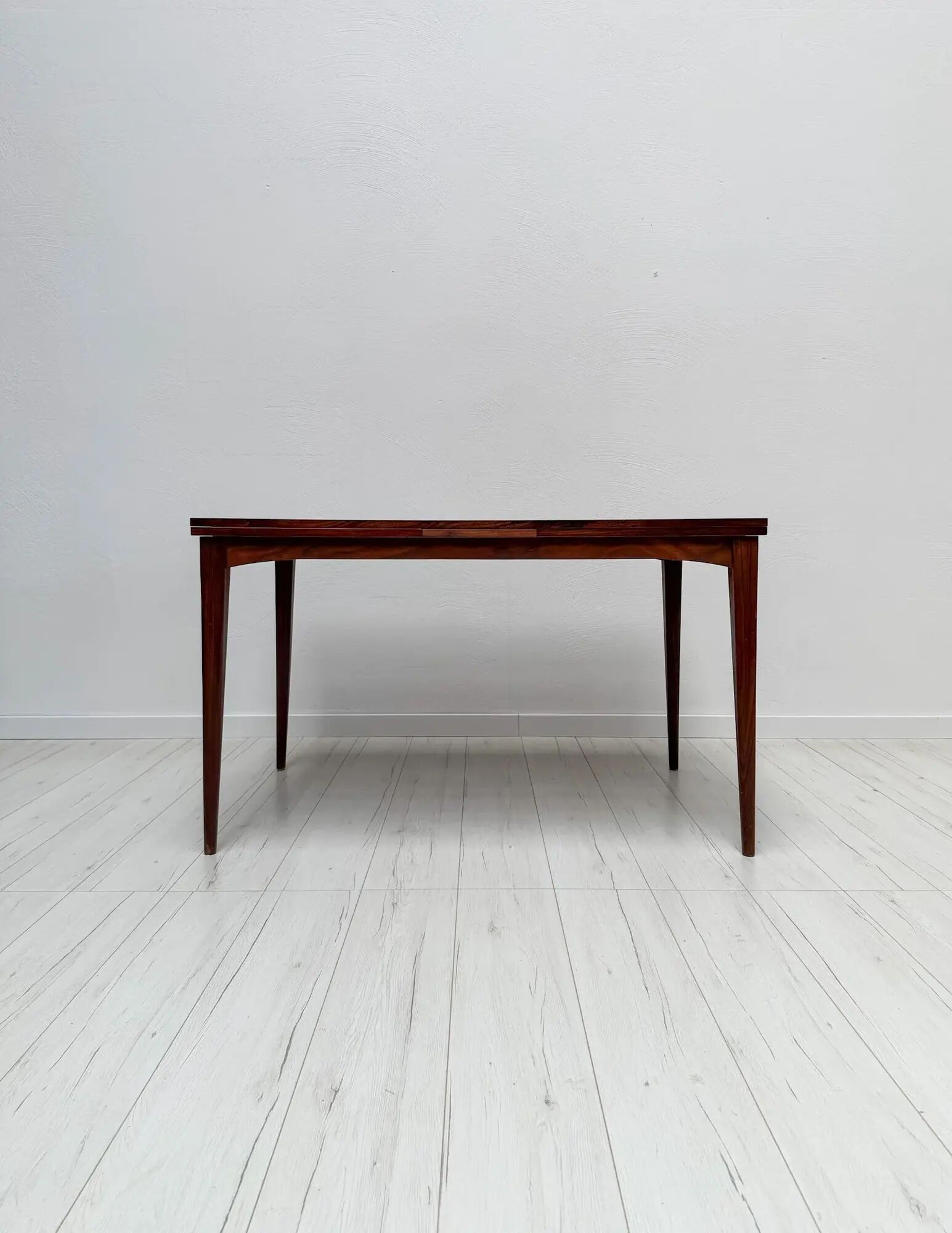 1960s Scandinavian teak mid-century extendable dining table