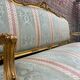 Antique Louis XV Style Gilded Sofa with Gobelin Upholstery