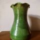 Glazed terracotta vase