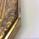 Mirror framing golden resin