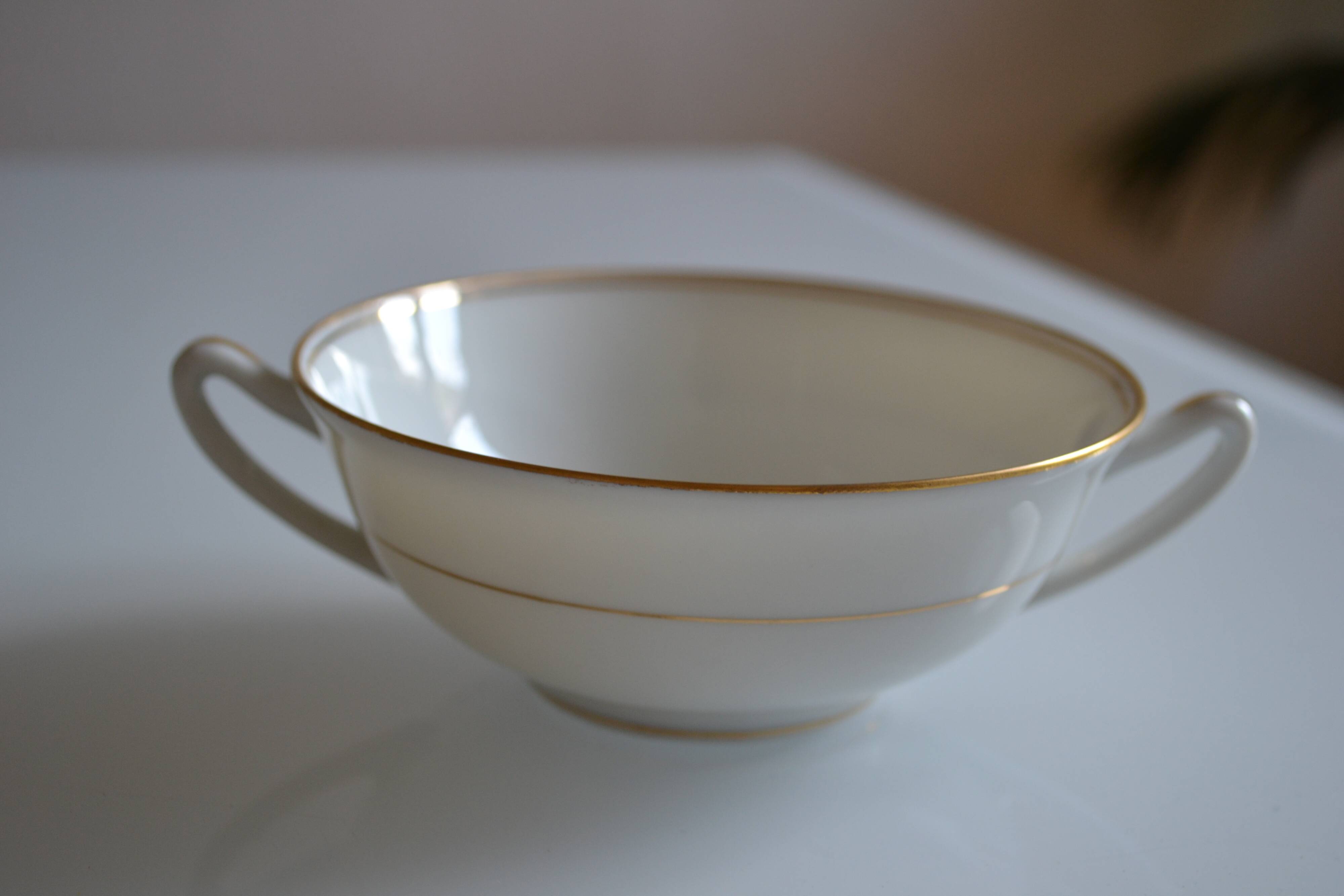 Porcelain shaking cup UC Limoges France circa 1920