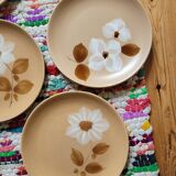 Set of 10 MDL stoneware dessert plates