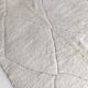 Moroccan Berber carpet Beni ouarain ecru plain with engraved diamonds 285x200cm