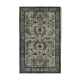 Hand-Knotted Antique Anatolian 1970s 182 cm x 288 cm Grey Carpet