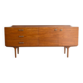 Enfilade vintage poignées métal 183cm