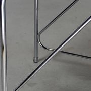 Set of 6 Memphis dining chairs in bouclé, 1980s