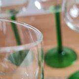 White wine glasses Alsace
