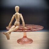 Dish cake or pie on foot