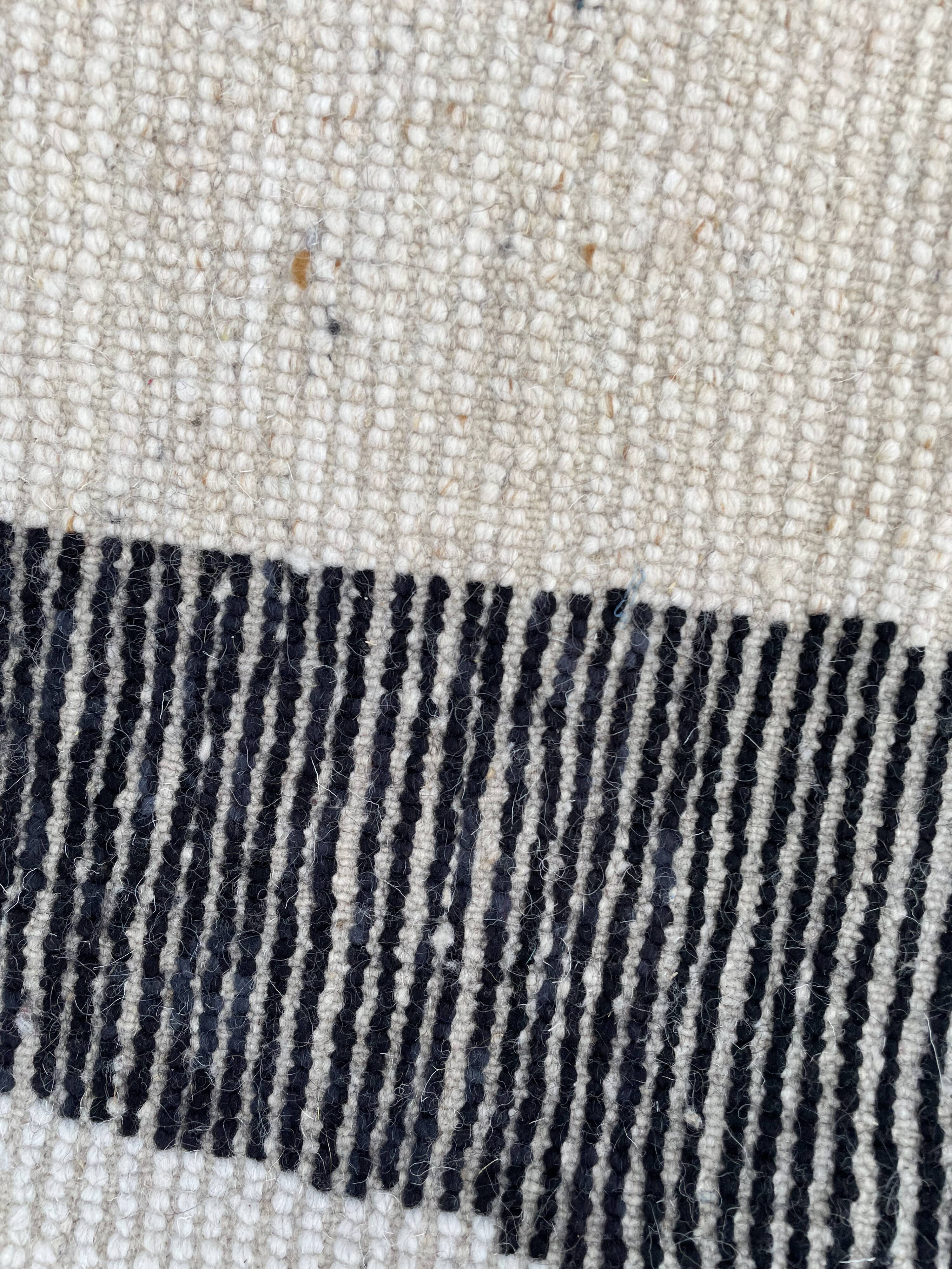 Modern wool berber rug 200x280 cm