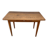 Desk with 1 drawer, oak top, 105x56cm