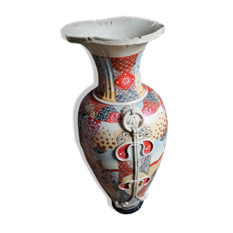 Indochinese amphora in porcelain XVIII th