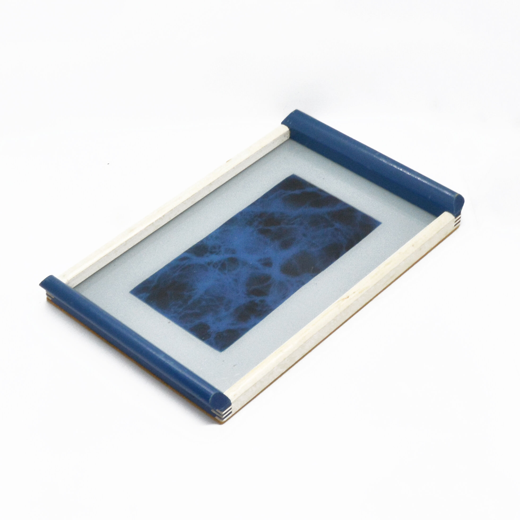 1960s mid-century modern tray, Holzsieb BT Wasungen, Germany