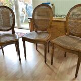 Old canne chairs