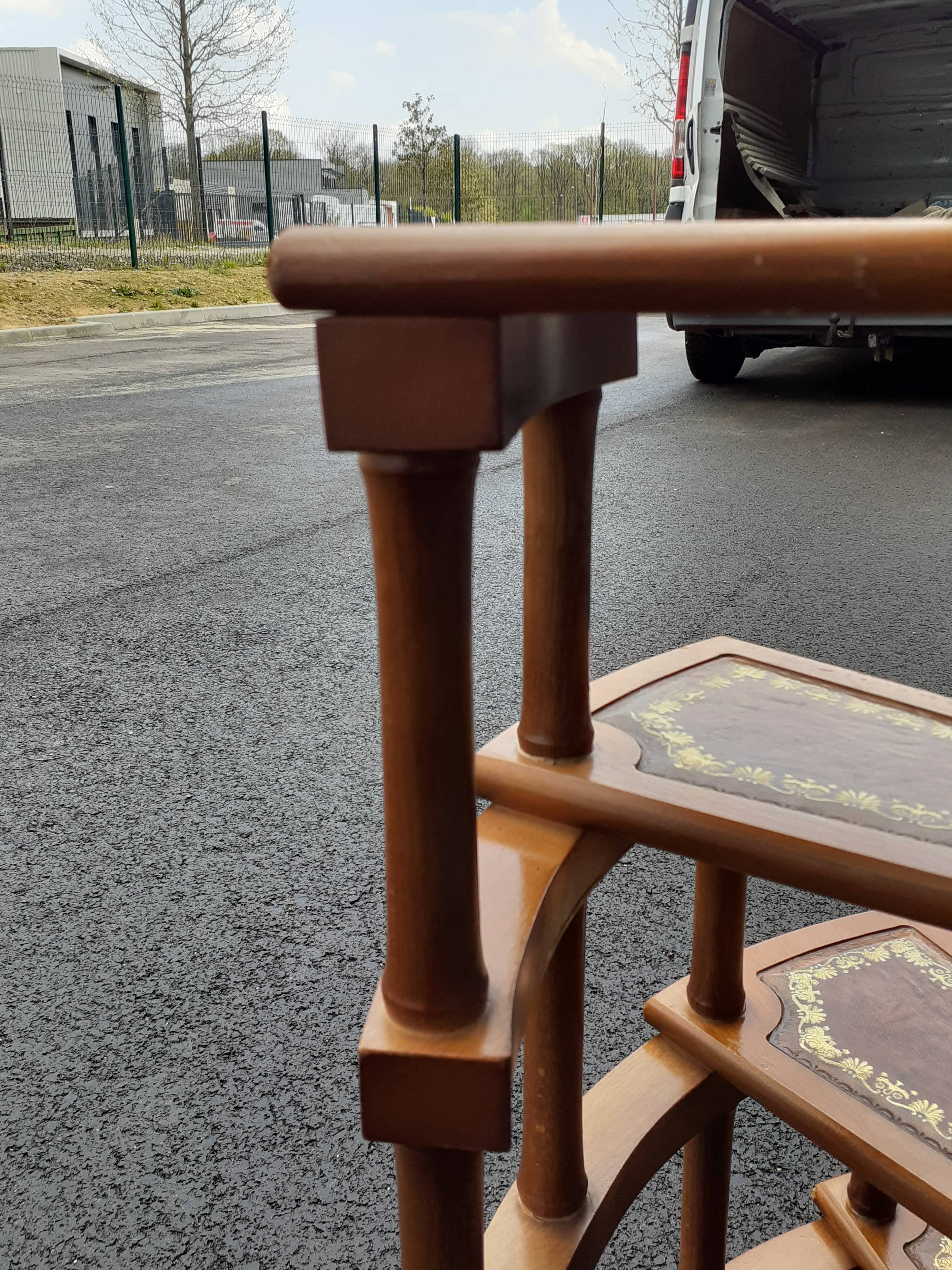 Ancient library staircase