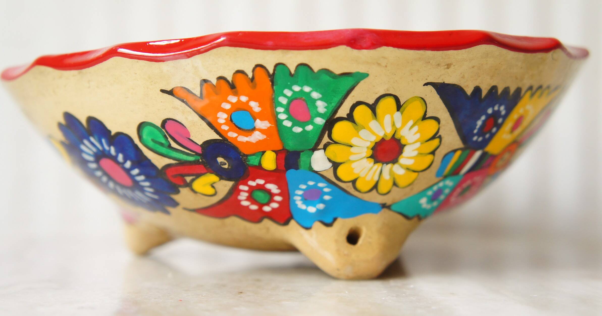 Tripod empty pocket cup "Mexico"