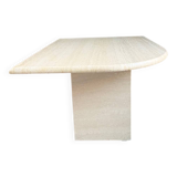 Vintage travertine side table Italy