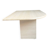 Vintage travertine side table Italy