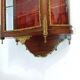 Louis XVI wall display cabinet, mahogany and bronze, France 20th century