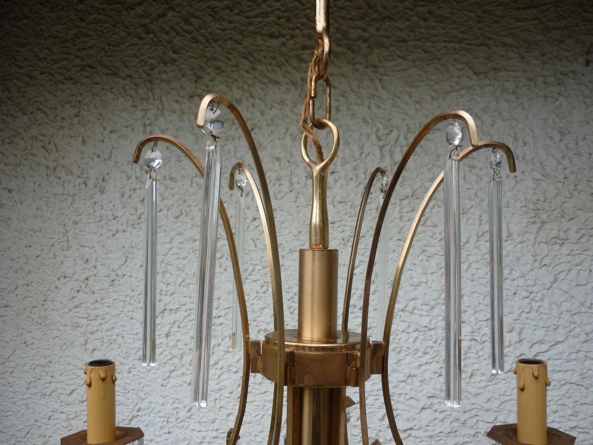 Modern gold metal chandeliers