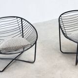 Ensemble de deux chaises longues des années 1950 par Jean Louis Bonnant