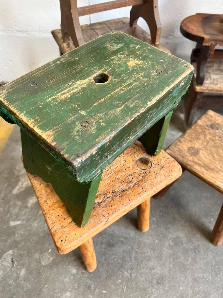 Vintage milking stool