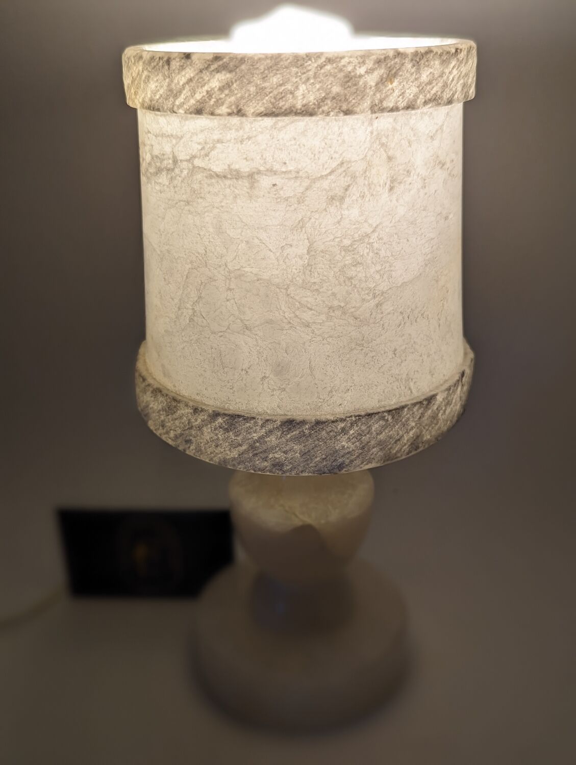 Alabaster lamp