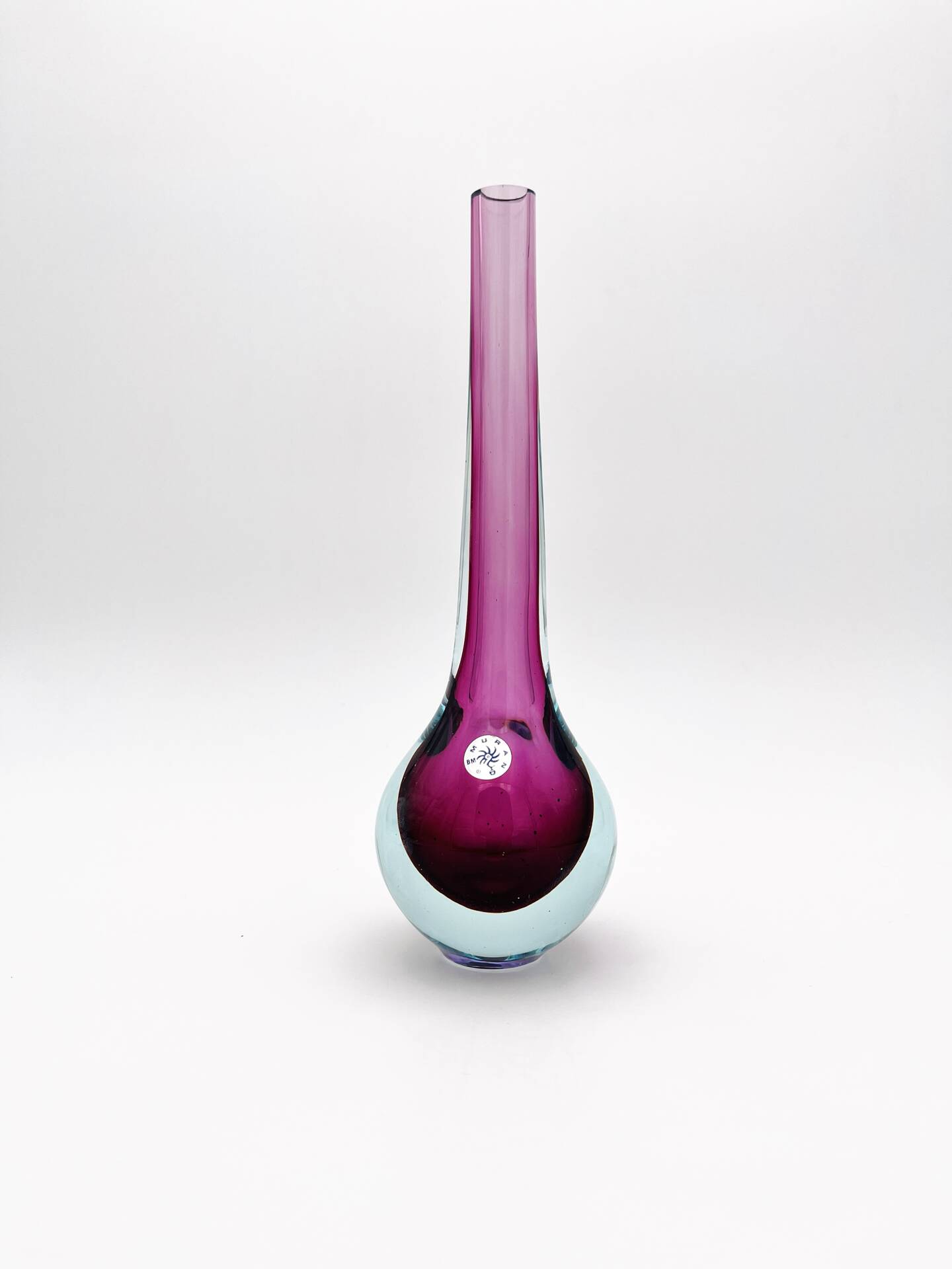 Vase - Murano Sommerso - Ouraline Uranium Glass - Amethyst - 1960