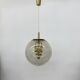 Doria Leuchten globe glass hanging lamp , 1970s