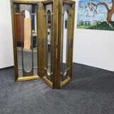 Vintage Brass mirror room divider