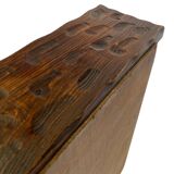 Vintage brutalist spanish wall cabinet cupboard design