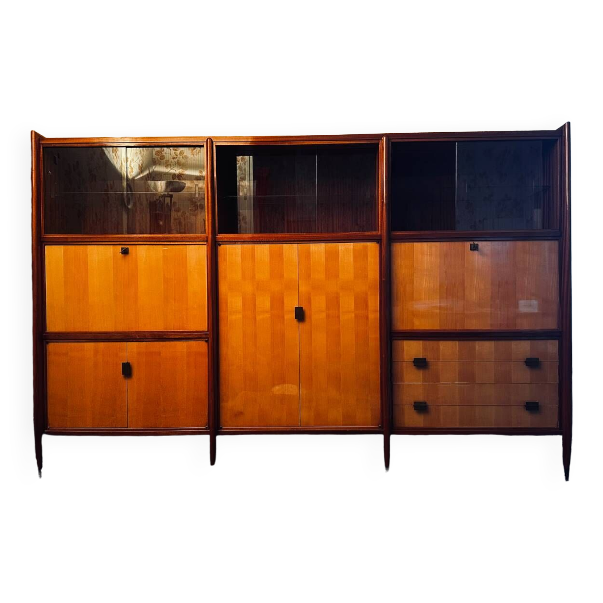 Living solid mahogany / 1950s