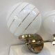 Double wall lamp two Art Deco