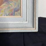 Tableau Albert Genta, femme nue de dos, XXème siècle