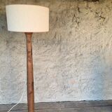 Wooden floor lamp