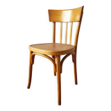Vintage blonde wood bistro chair
