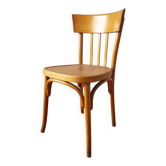 Vintage blonde wood bistro chair