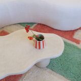 Table basse forme organique en Tadelakt