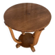 Art Deco round side table from the 1950s