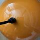 Plafonnier "champignon" orange et blanc vintage (1960-1970)