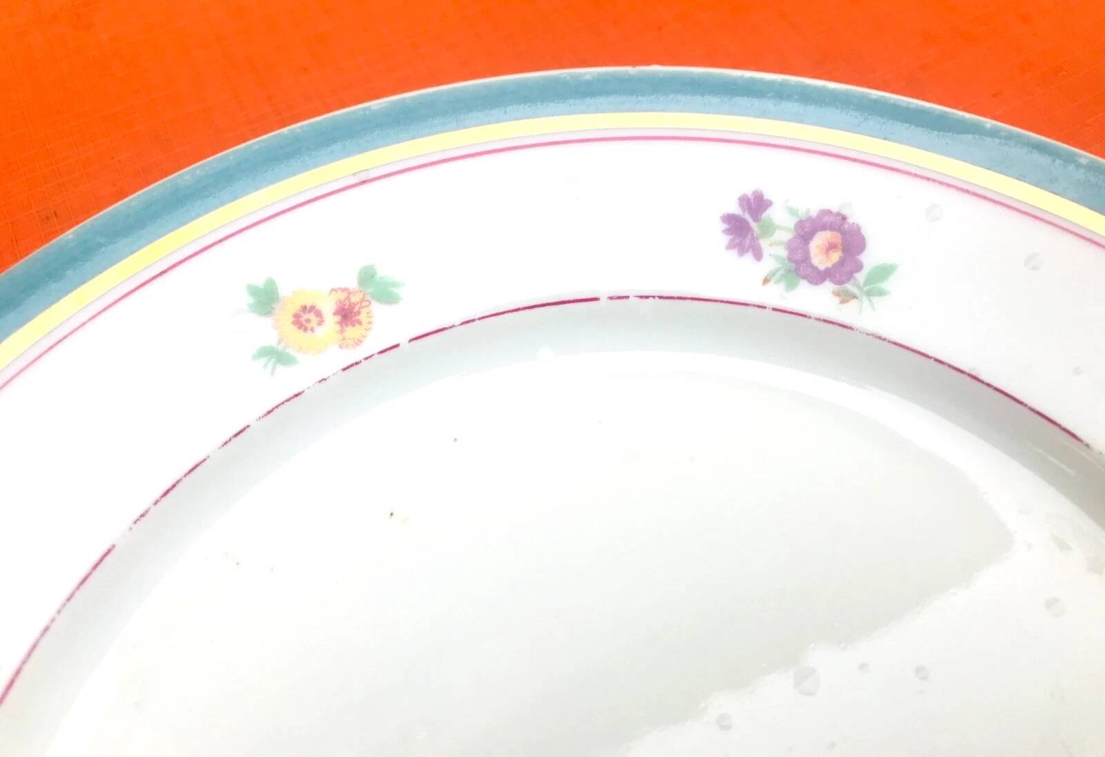 Year 1930 4 Cheese / Dessert plates U.M.L (Union Marc Larchevêque)