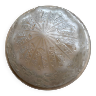 Art Deco molded glass ceiling light