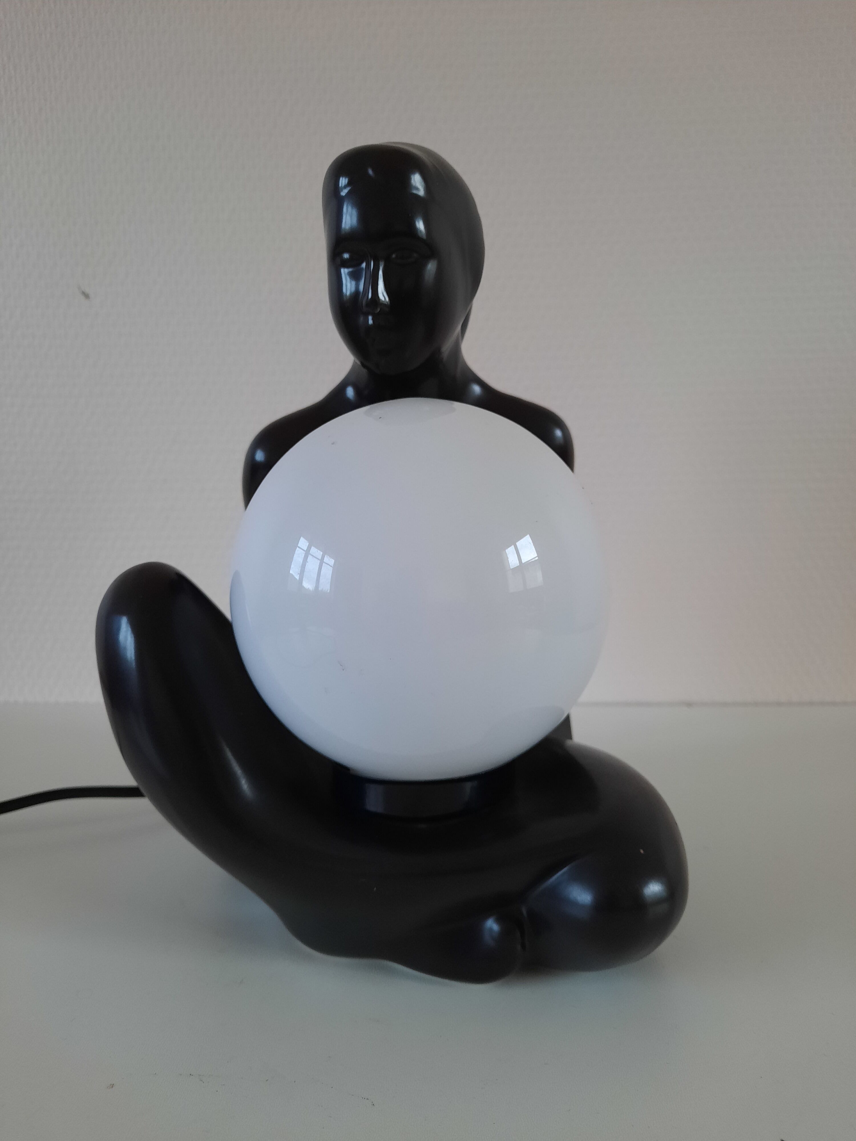 Vintage lamp sitting 70s-80s