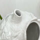White slurry teapot